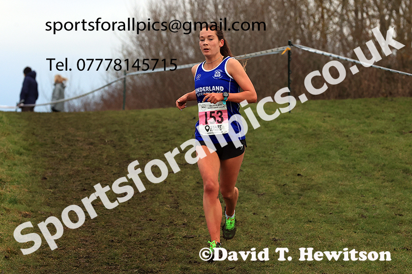 Senior womens 2024 NECAA Cross Country Champs., Temple Park, South Shields. Photo: David T. Hewitson/Sports for All Pics